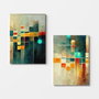 Wallity Cuadros Decorativos de Lienzo 2 Piezas 50 x 70 cm